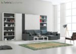 DIVO folding living room bed with sofa + chaise longue - Image 2