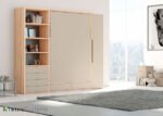 WALLBED vertical folding bed 135 x 190 cm.