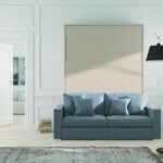 DIVO vertical folding double bed with sofa.