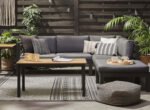 L-shaped aluminum corner for 5 people, a living room taband a side tab- OS-326 - Image 8