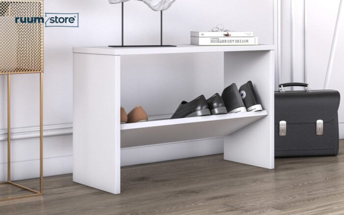 Aitikin shoe rack 80 * 30 MDF wood - Image 1