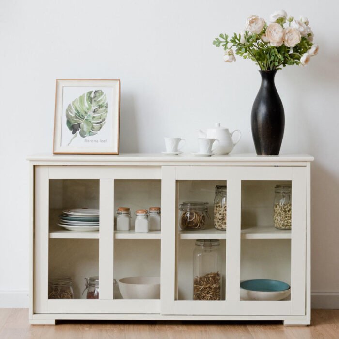 Beech wood buffet and counter - OHA-088 - Image 1