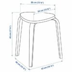 triangular shaped Brown Coffee Table for Living Room Wooden chair Home Furniture for Bedroom Kitchen Office - Image 5
