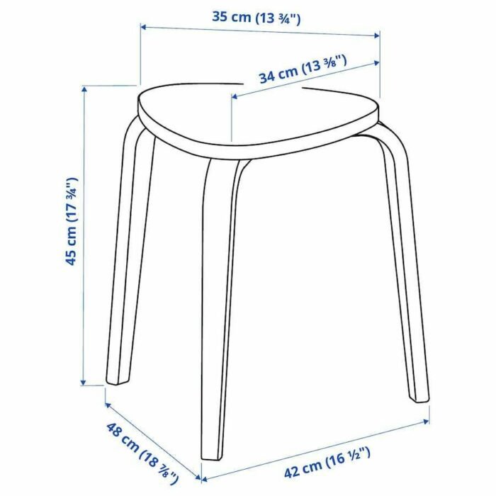 triangular shaped Brown Coffee Table for Living Room Wooden chair Home Furniture for Bedroom Kitchen Office - Image 5