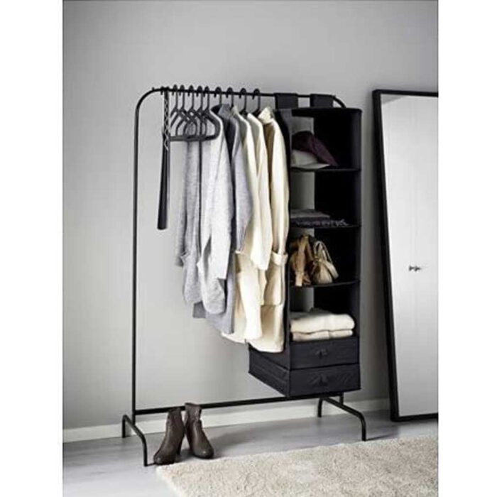 Iron and Melamine wood clothes rack - MTC-058 - Image 1