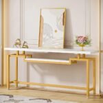 Electrostatic painted metal console - MTC-129