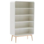 White Dorian 5 Tier Display Shelf